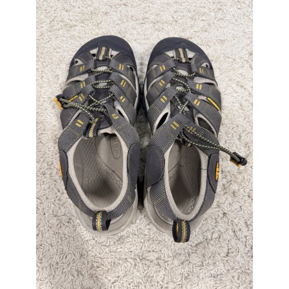 Keen Newport H2 Waterproof Hiking Performance Sport Sandals Gray Tan Men's 10.5